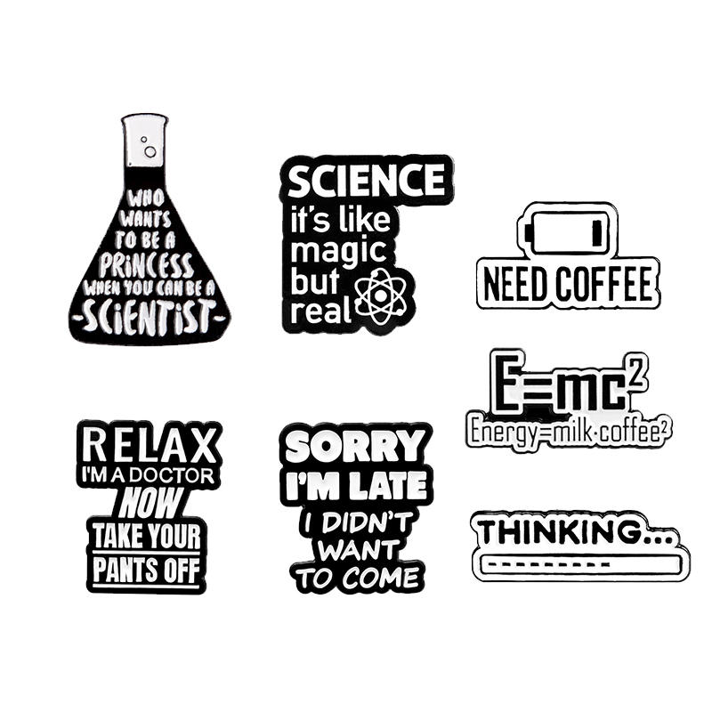 Science Buddies - 커피 타임 에나멜 핀 과학은 매직