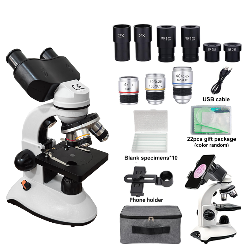 학생용 쌍안 복합 현미경, 성인 및 초보자를 위한 40 - Microscope Compound 40X 리뷰 및 가격
