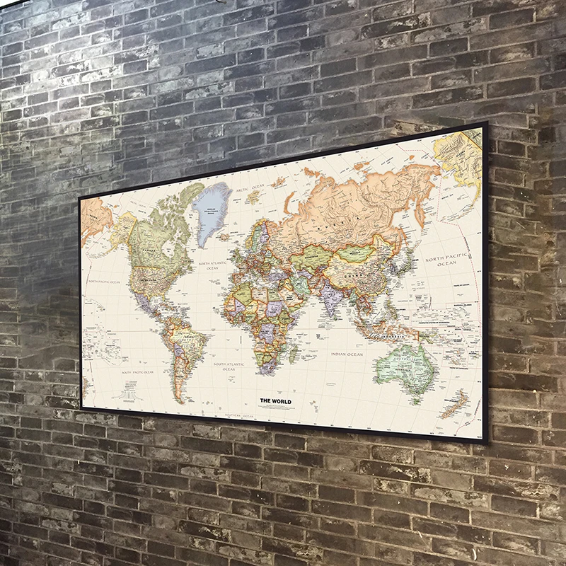 127x81cm/50x32inch 빈티지 세계지도 포스 - Star Map Poster 리뷰 및 가격