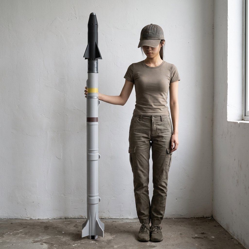 3D 프린팅된 대형 미국 공군 AIM-9X 사이드와인더 - Science Exhibition Models 리뷰 및 가격